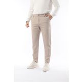 İDS COLLECTİON Erkek Likralı Kumaş Pantolon Mevsimlik Bej Slim Fit - Dört Cepli & Regular Siluet