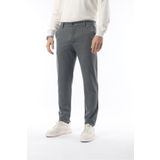 İDS COLLECTİON Erkek Likralı Kumaş Pantolon Mevsimlik Gri Slim Fit - Dört Cepli & Regular Siluet