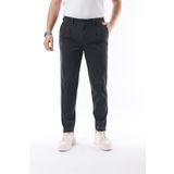 İDS COLLECTİON Erkek Pileli Mevsimlik Pantolon Likralı Kumaş Antrasit - Slim Fit & Normal Bel