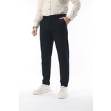 İDS COLLECTİON Erkek Siyah Renk Düz Kesim Kaliteli Esnek Likralı Bilek Boy Kumaş Pantolon