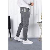 İDS Collection Mevsimlik Slimfit Likralı Kumaş Pantolon - Gri - 38