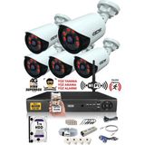 Ids - DS-2020HD-SET5-1TB5 Kameralı 5mp Sony Lensli 1080P Fullhd Güvenlik Kamerası Sistemi - Cepten Izle - 1tb Dış