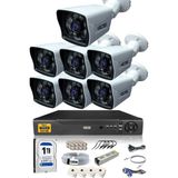 Ids - DS-2021HD-SET7-1TB7 Kameralı 5mp Sony Lensli 1080P Fullhd Güvenlik Kamerası Sistemi - Cepten Izle - 1tb Dış