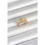 ieg™ 316L Çelik Gold Renk Zincirli Vintage Model Kadın Yüzük