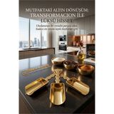 ieg™ 3'lü Lüks Gold Zamak Ölçü ve Baharat Kaşığı Seti - Özel Tasarım 721956