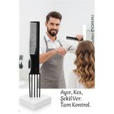 ieg™ Bayan Kuaförü Saç Kesim Tarağı - Profesyonel Kuaför Saç Kesim Tarağı | Krepe Ayırma
