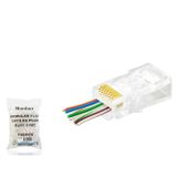 ieg™ Cat6 Ez Rj45 Konnektör - 100 Adet Şeffaf / Ekonomik Poşet Paket ND2415