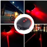 ieg™ Çok Fonksiyonlu Pilli Bisiklet Led Lazer Işığı Arka Stop Lambası ()