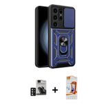 ieg™ Galaxy S24 Ultra Kılıf Ahenk Klasik - Siyah AutoKit 5in1 Fiber Polymer Nano Ekran Koruyucu + De