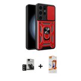ieg™ Galaxy S24 Ultra Kılıf Ahenk Klasik - Siyah AutoKit 5in1 Fiber Polymer Nano Ekran Koruyucu + Si