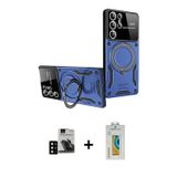 ieg™ Galaxy S24 Ultra Kılıf Kıvılcım Modern Serisi - Siyah Polymer Nano Ekran Koruyucu + Siyah PVD M
