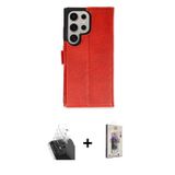 ieg™ Galaxy S24 Ultra Kılıf Siluet Işık Serisi - Siyah Bilvis 3D Cam Ekran Koruyucu + Şeffaf Kamera