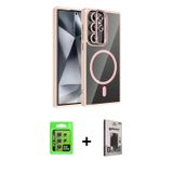 ieg™ Galaxy S24 Ultra Kılıf Yadigar Asil Koleksiyonu - Siyah Bilvis Hayalet Cam Ekran Koruyucu + Güm