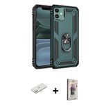 ieg™ iPhone 11 Kılıf Ahenk Klasik Koleksiyonu - Siyah Bilvis 3D Cam Ekran Koruyucu + Sarı Renkli Kam