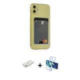 ieg™ iPhone 11 Kılıf Doruk Klasik Koleksiyonu - Siyah 3D Antistatik Seramik Nano Ekran Koruyucu + Pe