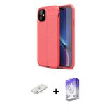 ieg™ iPhone 11 Kılıf Doruk Klasik Özel Seri - Siyah Bilvis 5in1 3D Magic Cam Ekran Koruyucu + Sarı R