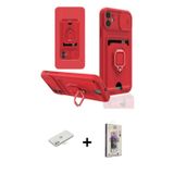 ieg™ iPhone 11 Kılıf Vadi Form Prime - Siyah Bilvis 3D Cam Ekran Koruyucu + Sarı Renkli Kamera Lens