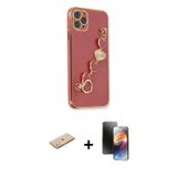 ieg™ iPhone 11 Pro Kılıf Nova Işık Prime - Siyah 3D Antistatik Mat Seramik Nano Ekran Koruyucu + Pem