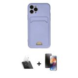ieg™ iPhone 11 Pro Kılıf Vadi Çizgi Prime - Siyah 3D Antistatik Mat Seramik Nano Ekran Koruyucu + Şe