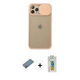 ieg™ iPhone 11 Pro Kılıf Vadi Çizgi - Siyah Polymer Nano Ekran Koruyucu + Gümüş Shine Kamera Lens Ko
