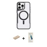 ieg™ iPhone 11 Pro Max Kılıf Yadigar Klasik Özel Seri - Şeffaf Pasifik Cam Ekran Koruyucu + Sarı Ren