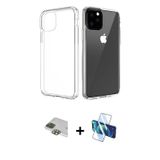ieg™ iPhone 11 Pro Max Kılıf Zirve Doku - Siyah 3D Antistatik Seramik Nano Ekran Koruyucu + Yeşil Pe