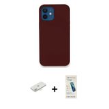 ieg™ iPhone 12 Kılıf Zirve Modern Özel Seri - Şeffaf Pasifik Cam Ekran Koruyucu + Sarı Renkli Kamera