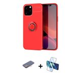 ieg™ iPhone 12 Pro Max Kılıf Yankı Form Prime - Siyah 3D Antistatik Seramik Nano Ekran Koruyucu + Pe