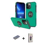 ieg™ iPhone 13 Pro Max Kılıf Odak Form Prime - Siyah Bilvis 3D Cam Ekran Koruyucu + Sarı Renkli Kame