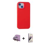ieg™ iPhone 15 Kılıf Ahenk Serisi - Siyah Bilvis 3D Mat Cam Ekran Koruyucu + Sarı Raze Metal Kamera