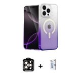 ieg™ iPhone 15 Pro Max Kılıf Eksen Minimal Özel Seri - Siyah Bilvis 0.18mm Plus Cam Ekran Koruyucu +