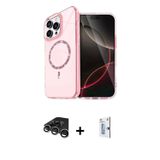 ieg™ iPhone 15 Pro Max Kılıf Kıvılcım Form Prime - Siyah Bilvis 0.18mm Plus Cam Ekran Koruyucu + Güm