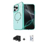 ieg™ iPhone 15 Pro Max Kılıf Kıvılcım Form Prime - Siyah Bilvis 0.18mm Plus Cam Ekran Koruyucu + Siy