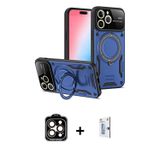 ieg™ iPhone 15 Pro Max Kılıf Kıvılcım Modern Serisi - Siyah Bilvis 0.18mm Plus Cam Ekran Koruyucu +