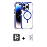 ieg™ iPhone 15 Pro Max Kılıf Kozmos Doku Koleksiyonu - Siyah Bilvis 0.18mm Plus Cam Ekran Koruyucu +