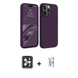 ieg™ iPhone 15 Pro Max Kılıf Kozmos Yansıma Özel Seri - Siyah Bilvis 0.18mm Plus Cam Ekran Koruyucu