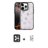 ieg™ iPhone 15 Pro Max Kılıf Odak Prime - Siyah Bilvis 0.18mm Plus Cam Ekran Koruyucu + Siyah PVD Me