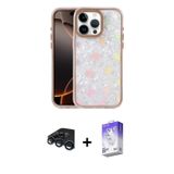 ieg™ iPhone 15 Pro Max Kılıf Odak Prime - Siyah Bilvis 5in1 3D Magic Cam Ekran Koruyucu + Lacivert R