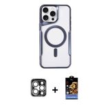 ieg™ iPhone 15 Pro Max Kılıf Yadigar Klasik Özel Seri - Siyah Buffer Hayalet Cam Ekran Koruyucu + Gü