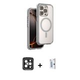 ieg™ iPhone 15 Pro Max Kılıf Zirve Klasik Prime - Siyah Bilvis 0.18mm Plus Cam Ekran Koruyucu + Siya