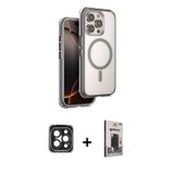 ieg™ iPhone 15 Pro Max Kılıf Zirve Klasik Prime - Siyah Bilvis Hayalet Cam Ekran Koruyucu + Siyah PV