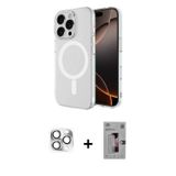 ieg™ iPhone 16 Pro Max Kılıf Ahenk Yansıma Prime - Siyah Bilvis 3D Mat Cam Ekran Koruyucu + Gümüş Pe