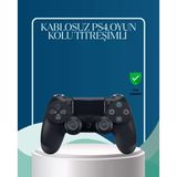 ieg™ Kablosuz PS4 Oyun Kolu Çift Motor Titreşimli Uzun Bataryalı