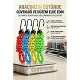 ieg™ Kancalı Bagaj Lastiği - Bagaj Lastiği Esnek Paslanmaz Kancalı 2 Kancalı 4 lü PAKET 7230