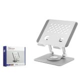 ieg™ Metal 360 Derece Dönebilen Ergonomik Tablet Ve Laptop Standi - Silver HDX8021