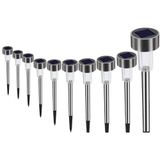ieg™ Metal Gövdeli Solar Bahçe Lambası 10 lu Paket