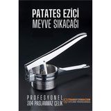 ieg™ Patates Ezici Meyve Sıkacağı Sıkacağı Sebze Presi 304 Paslanmaz Çelik 721954