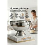 ieg™ Profesyonel 13 Cm Çapında Pilav Kalıbı - Helva Kalıbı 304 Paslanmaz Çelik 723024