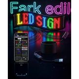 ieg™ RGB LED Matrix Panel 60 cm 16x96 Piksel Kayan Yazı ve Animasyon Destekli