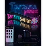 ieg™ RGB LED Matrix Panel Esnek Yapı Uygulama Kontrollü Kayan Yazı Ekranı
